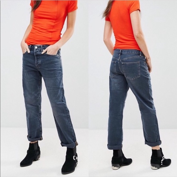 boyfriend jeans wide leg